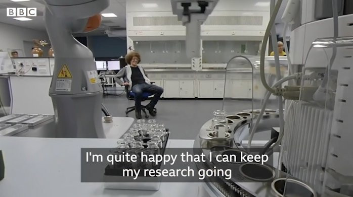 Robot Chemist uncleared grabs Credit: BBC
